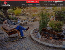 Tablet Screenshot of premiersurfacing.co.uk